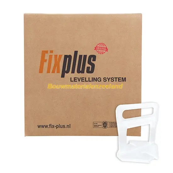 Fix Plus levelling clip voeg 2.0mm tegel 3 t/m 13mm: 2000 per verpakking