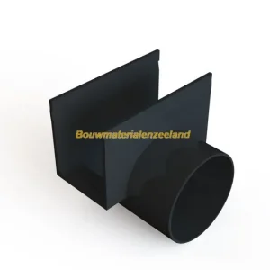 ACO SlimLine zijuitloop 80mm
