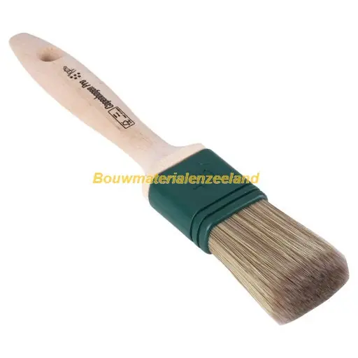 Beits Platte kwast 5*, mt. 2, Synthetisch haar, houten steel