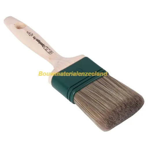 Beits Platte kwast 5*, mt. 3, Synthetisch haar, houten steel