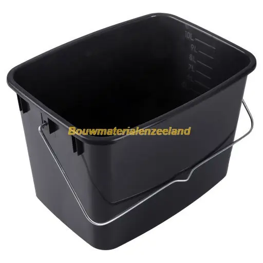 Copenhagen Pro Verfemmer, 10 liter, Zwart kunststof, metalen hengsel