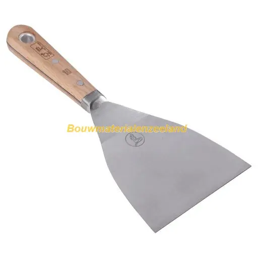 Copenhagen Pro Plamuurmes Engels model, 100 mm, houten handvat