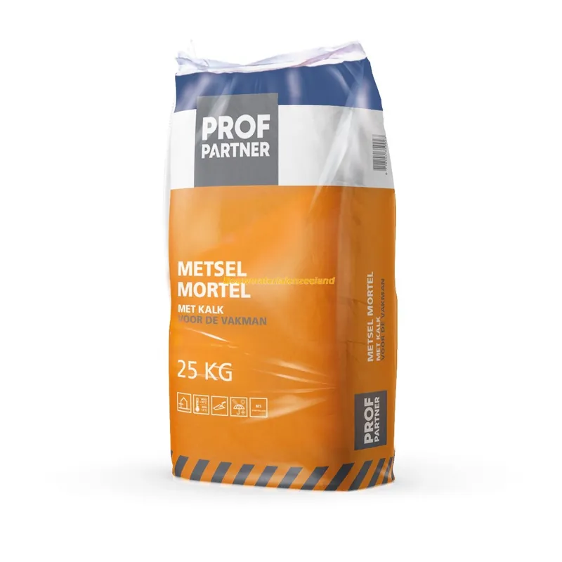 ProfP Metselmortel met kalk MM 120 M5 A/B met kalk zak 25 kg