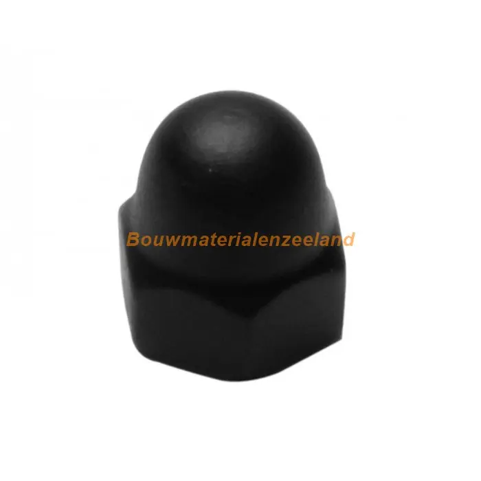 QlinQ Blackline dopmoer DIN1587 M 8 zwart gecoat