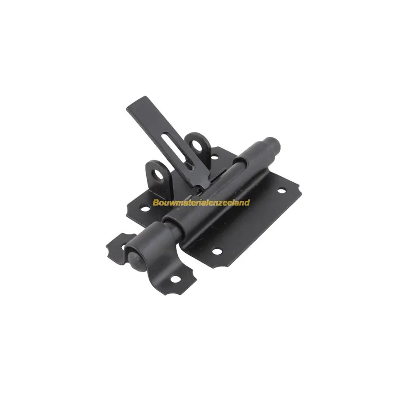 Hangslotgrendel 100mm zwart