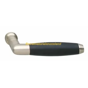 Deurkruk Ton 400 nikkel mat/ebbenhout