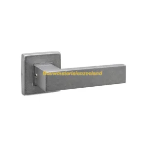 Gatdeel Amsterdam op rozet verdekt 53x53X10mm rvs getrommeld