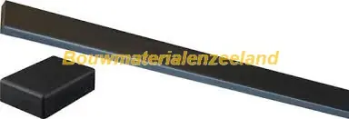 Binnendeurdorpel antraciet nr.7 140x20x1000mm
