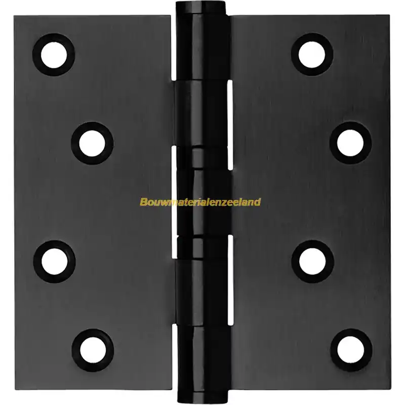 Axa Kogellagerscharnier 89X89X2,5MM Recht RVS Zwart
