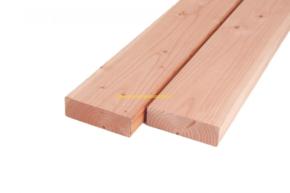 Douglas geschaafde gording 4,5 x 14,5 x 500 cm, onbehandeld.