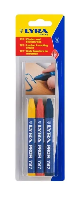 Merkkrijt assorti Profi 797 3 stuks