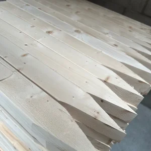 Vuren geschaafd piket paal 50x75mm lengte 80cm