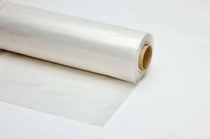 Plastic folie transparant 400cm breed rol 50m
