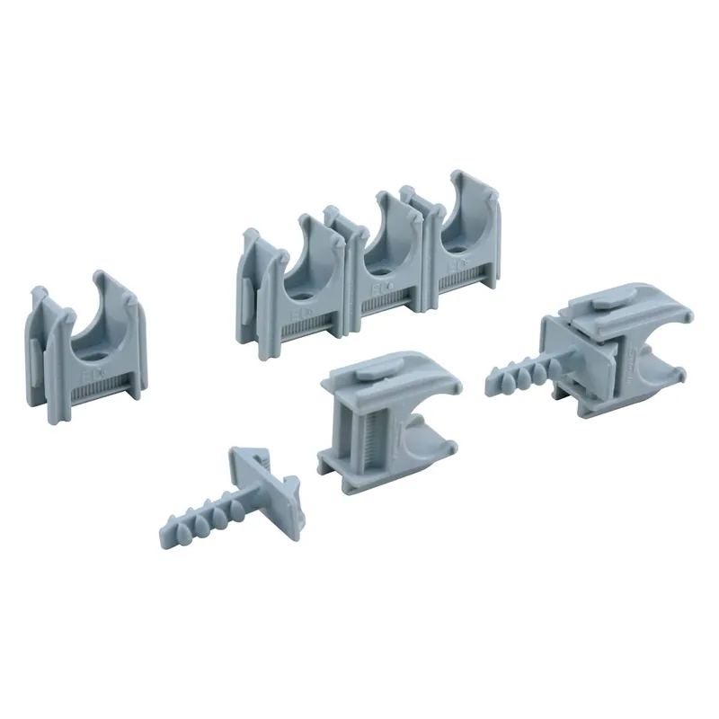 Buisclip euro – 16 mm – grijs