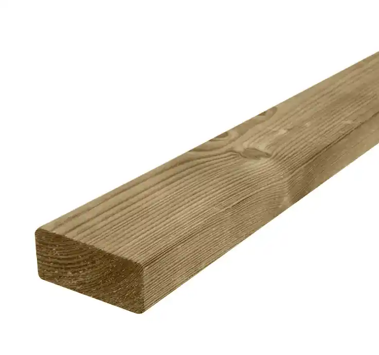Gewolmaniseerd balken geschaafd 50x75mm (2/3) lengte 420cm