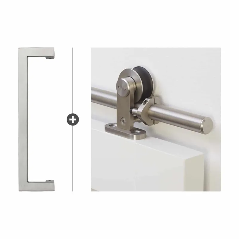 SSL HSP Biloxi handgreep Zwart met Foxtrot Schuifsysteem