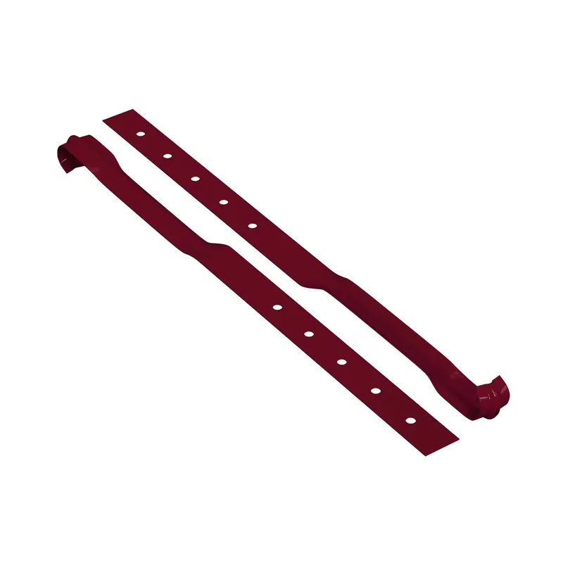 BILKA GLOSSY Gootflens | 125mm | RAL 3005 Wijnrood | Tweezijdig glossy gecoat