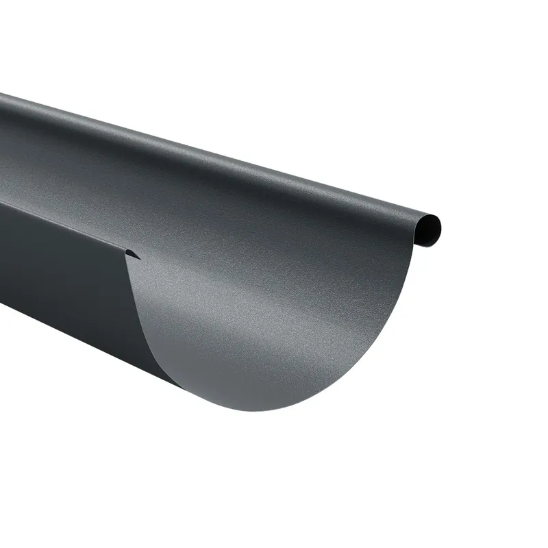 BILKA MAT Binnenhoek dakgoot| 125mm | RAL 7024 Grafietgrijs | Tweezijdig mat gecoat