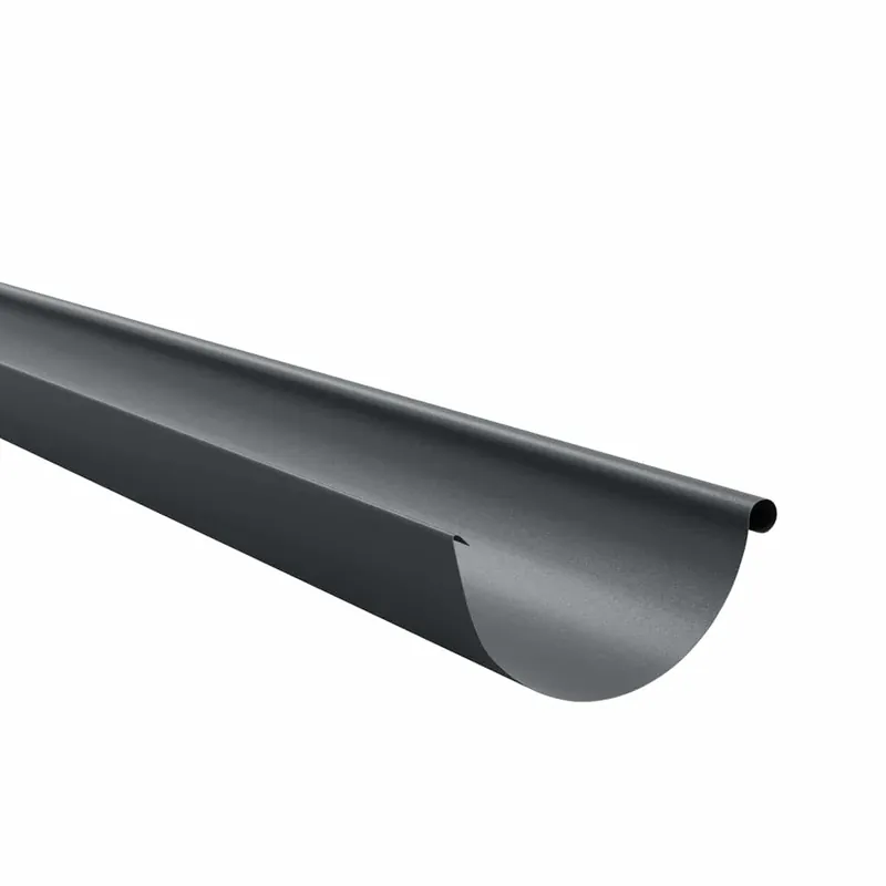 BILKA MAT Dakgoot | 150mm | 2 m | RAL 7024 Grafietgrijs | Tweezijdig mat gecoat