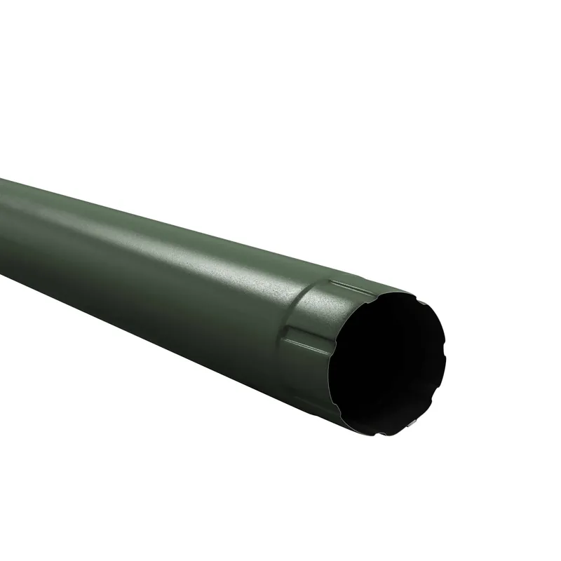 BILKA GLOSSY Regenpijp | 90mm | 3 m | RAL 6020 Chroomgroen | Tweezijdig glossy gecoat