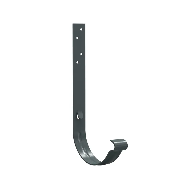 BILKA GLOSSY Goothaak 210mm | 150mm | RAL 7011 Grijs | Tweezijdig glossy gecoat