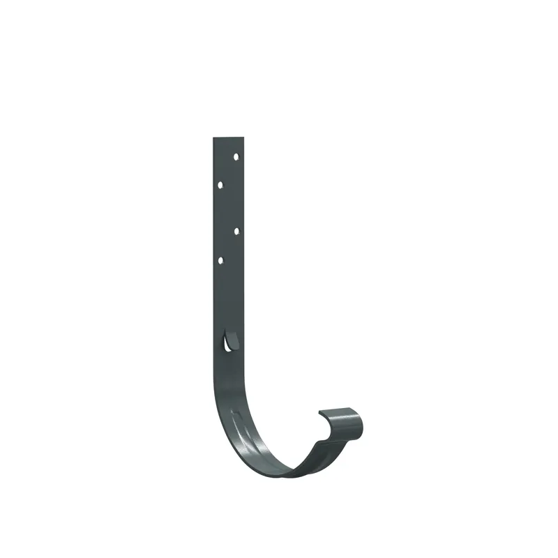 BILKA GLOSSY Goothaak 160mm | 150mm | RAL 7011 Grijs | Tweezijdig glossy gecoat