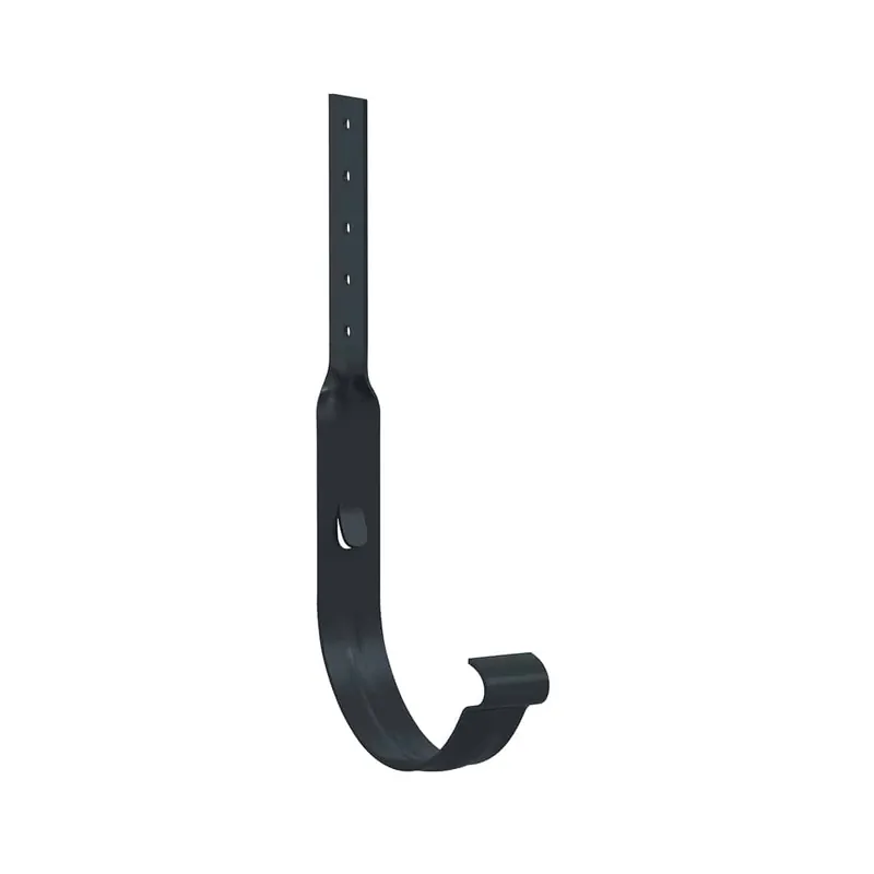 BILKA GLOSSY Goothaak gedraaid | 150mm | RAL 7016 Antracietgrijs | Tweezijdig glossy gecoat