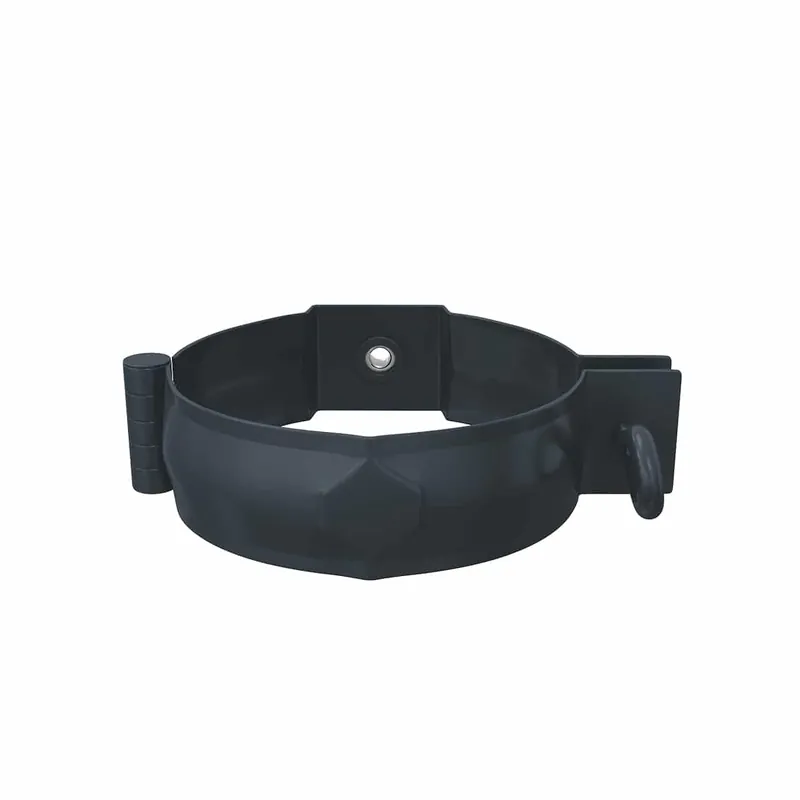 BILKA GLOSSY Pijpklem | 100mm | RAL 7016 Antracietgrijs | Tweezijdig glossy gecoat