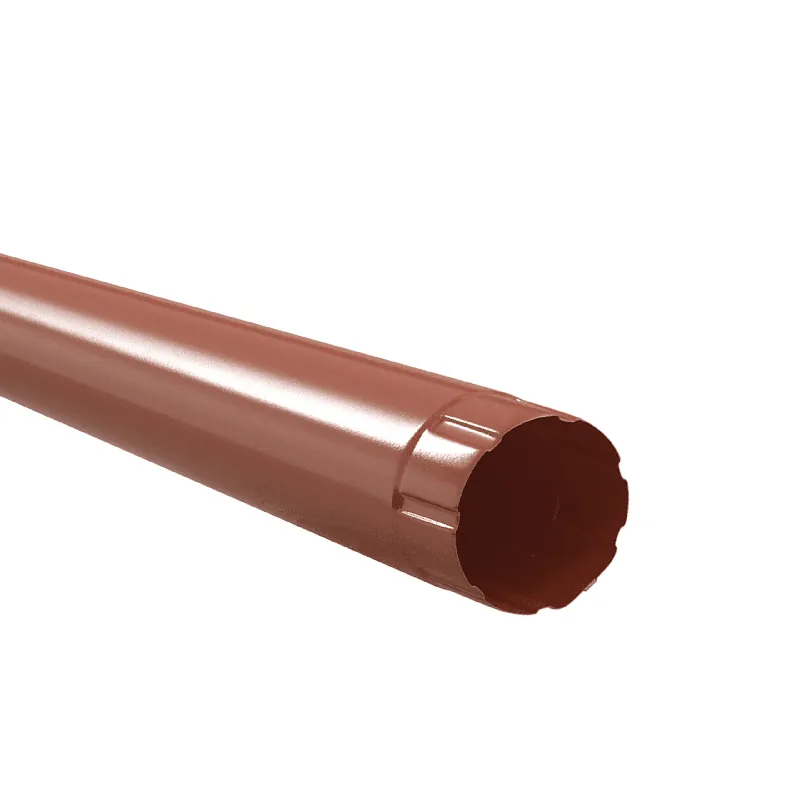 BILKA GLOSSY Regenpijp | 90mm | 3 m | RAL 8004 Koperbruin | Tweezijdig glossy gecoat