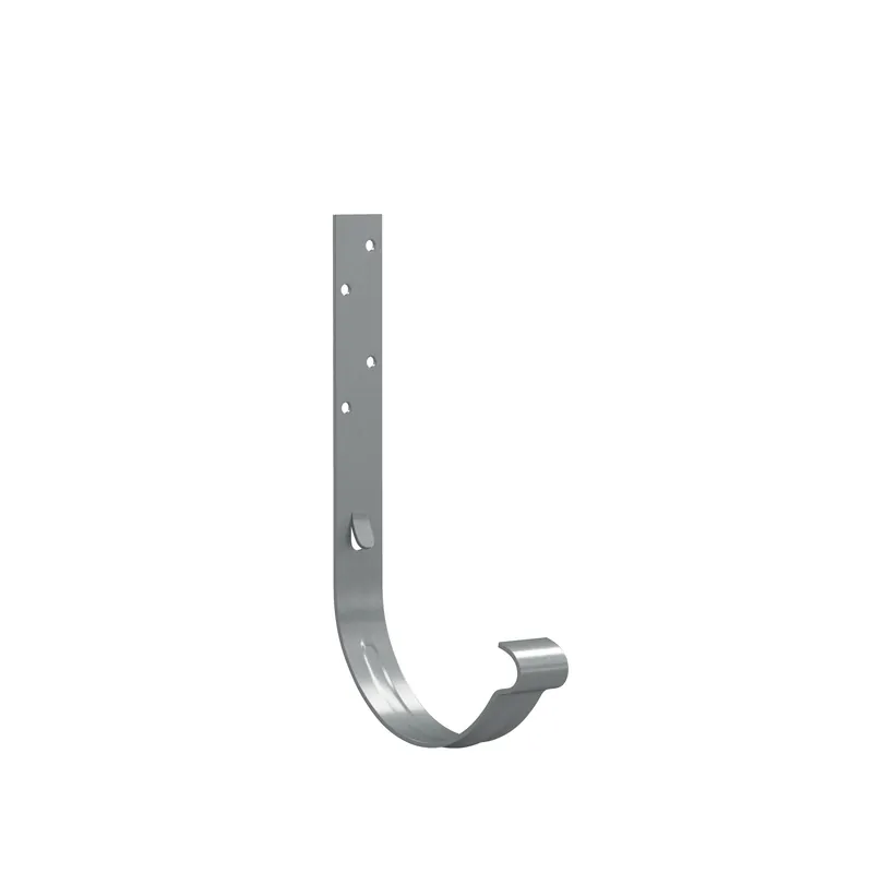 BILKA GLOSSY Goothaak 160mm | 125mm | RAL 9006 Zilverkleur | Tweezijdig glossy gecoat