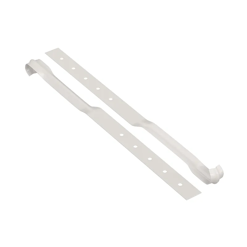 BILKA GLOSSY Gootflens | 125mm | RAL 9010 Wit | Tweezijdig glossy gecoat
