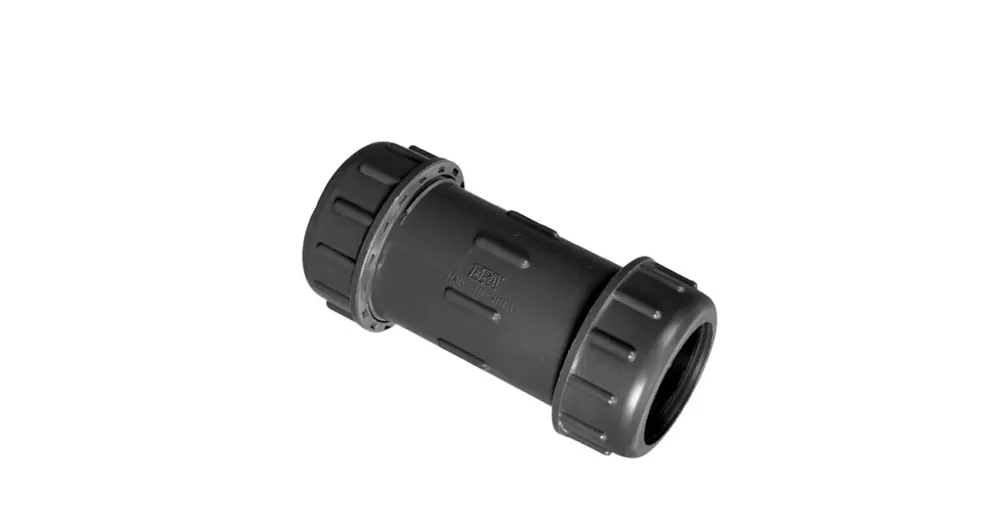 ERA druk pvc compressie koppeling, 2x klem