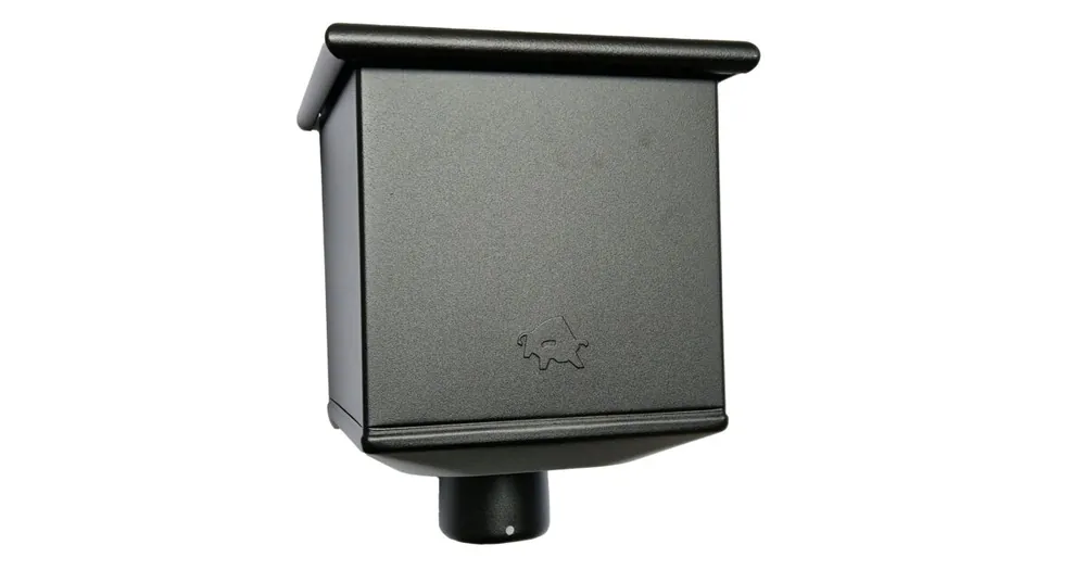 aluminium vergaarbak, zwart