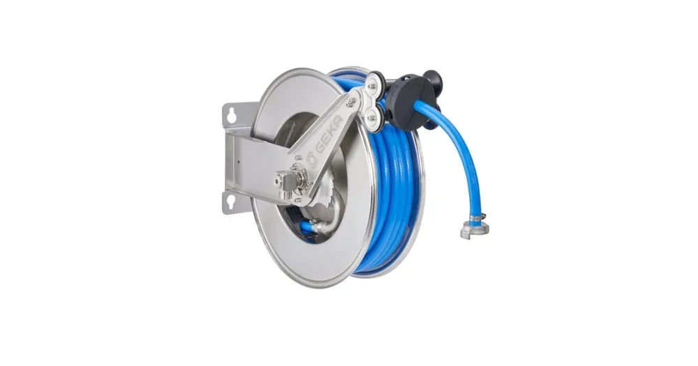 Geka plus RVS automatische slanghaspel, EA15KSK