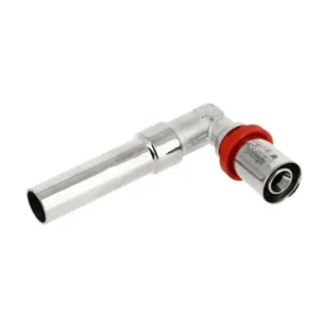 Bonfix alu-pers radiatorbocht 9 cm, buis x pers