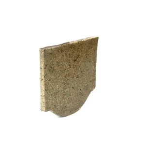 lijngoot polymeerbeton eindkap rechts, type 130mm