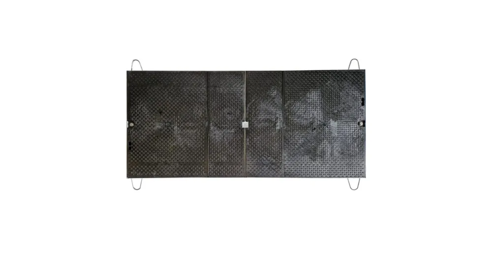 CARSON staalframe met HDPE deksel, 1310 x 610mm