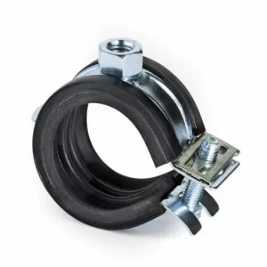 stalen snelsluit beugel met rubber inlage, M8