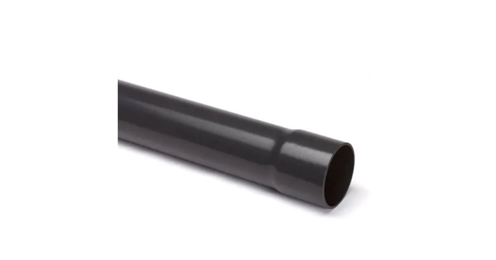 pvc drukbuis met aangevormde lijmmof KIWA keur, per lengte