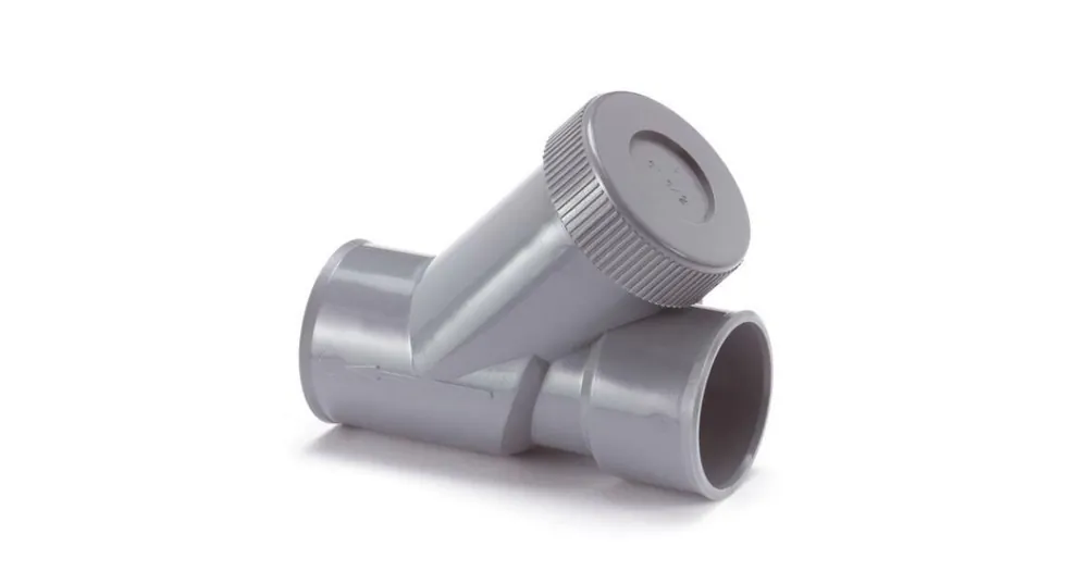 pvc terugslagklep, 2x mof