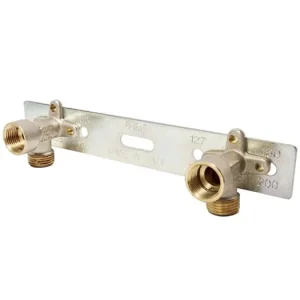 Multi-fit dubbele muurplaat, buitendraad x binnendraad