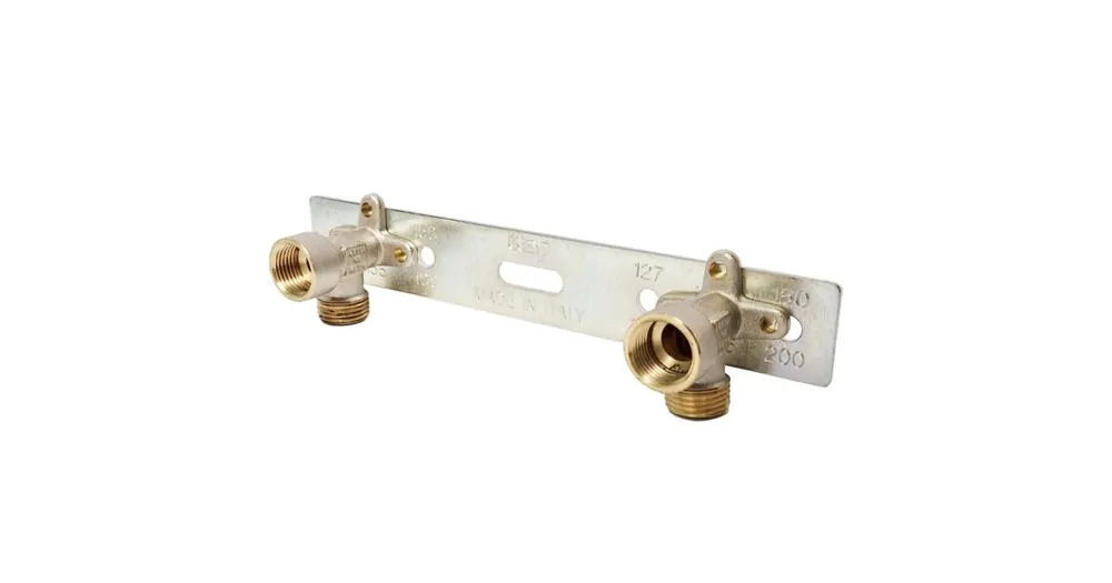 Multi-fit dubbele muurplaat, buitendraad x binnendraad