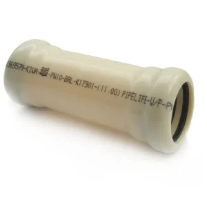 pvc druk schuifmof, 2x manchet