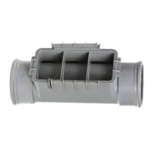 pvc ontstoppingsstuk met klemdeksel en wiggen, 2x manchet