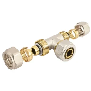 Bonfix alu-knel verloop T-stuk, 3x alu-knel