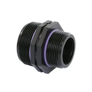 Self-Seal pp verloopnippel, 2x buitendraad