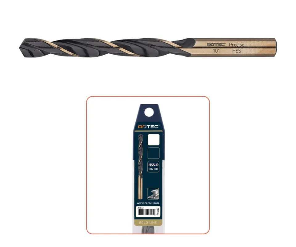 HSS-R SPIRAALBOOR, DIN 338, TYPE 'PRECISE', ø4,2
