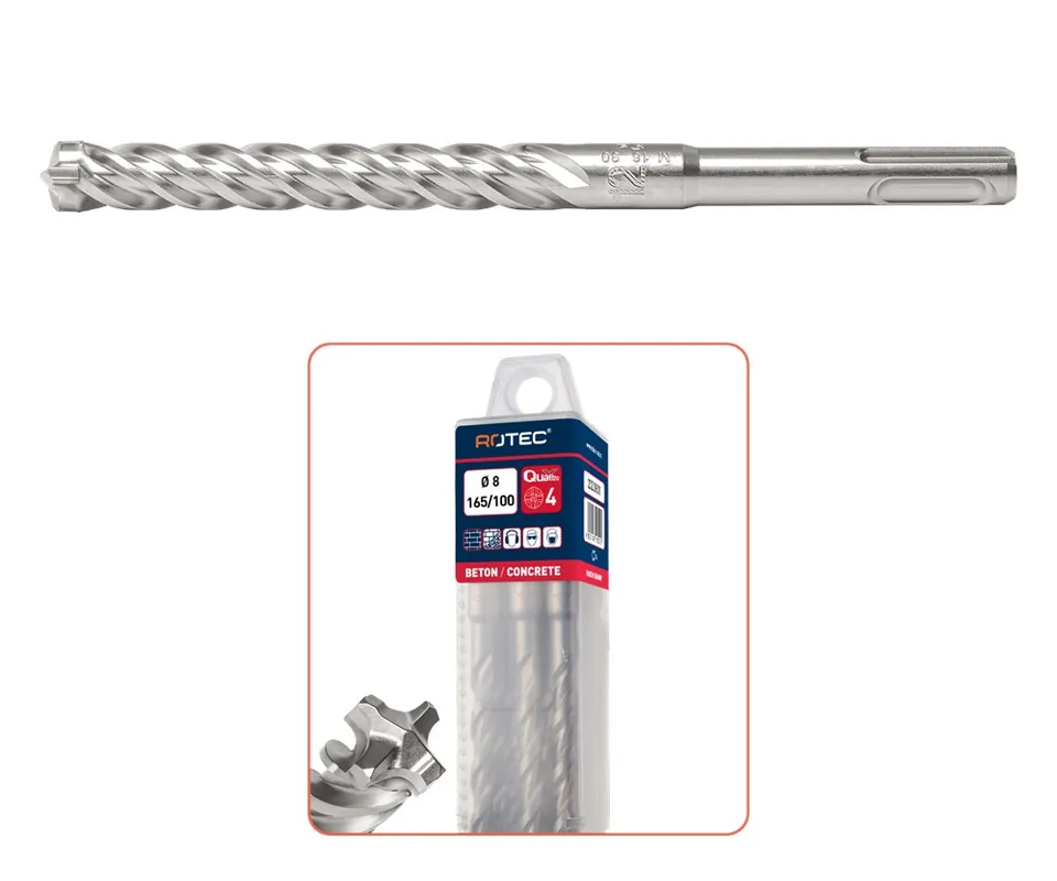 HAMERBOOR SDS+ QUATTRO-X ø7,0X100/165