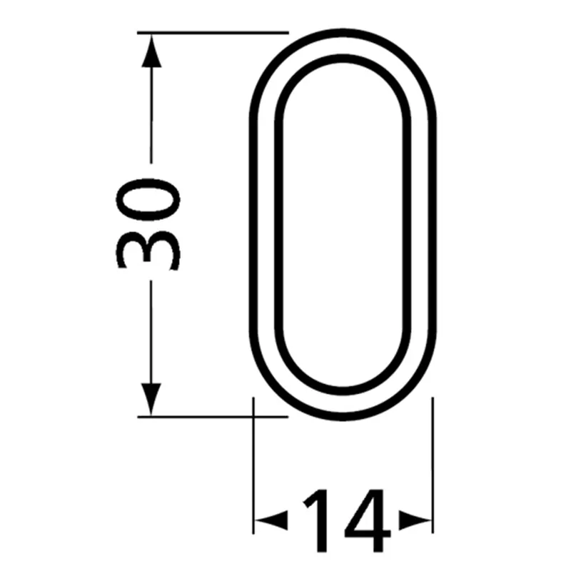 BUIS 30X14MM GARDELUX-1 500CM NATUREL