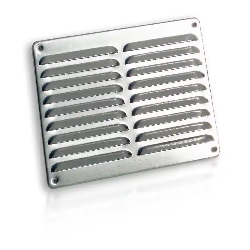 SCHOEPENROOSTER, ALUMINIUM - MILL-FINISH - LUCHTDOORLAAT 110